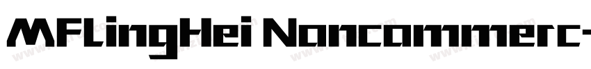 MFLingHei Noncommerc字体转换